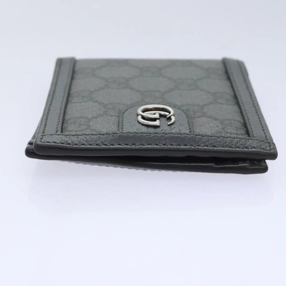 GUCCI GG Supreme Wallet PVC Gray Silver 597609 - Picture 3 of 15